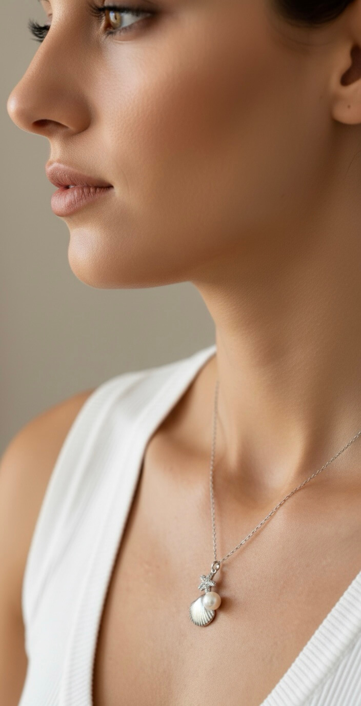 Sea Treasures Silver | stainless necklace