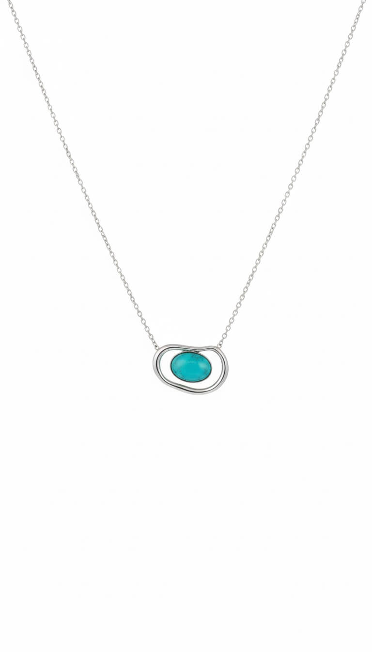 Wellness Stone | stainless necklace