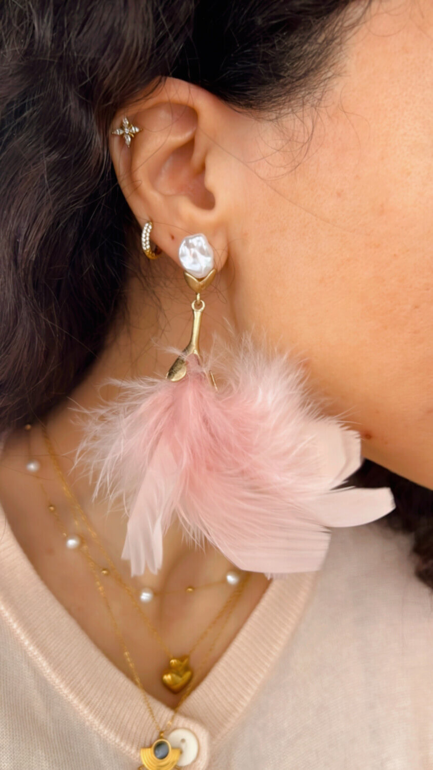 Pink Flamingo | earrings