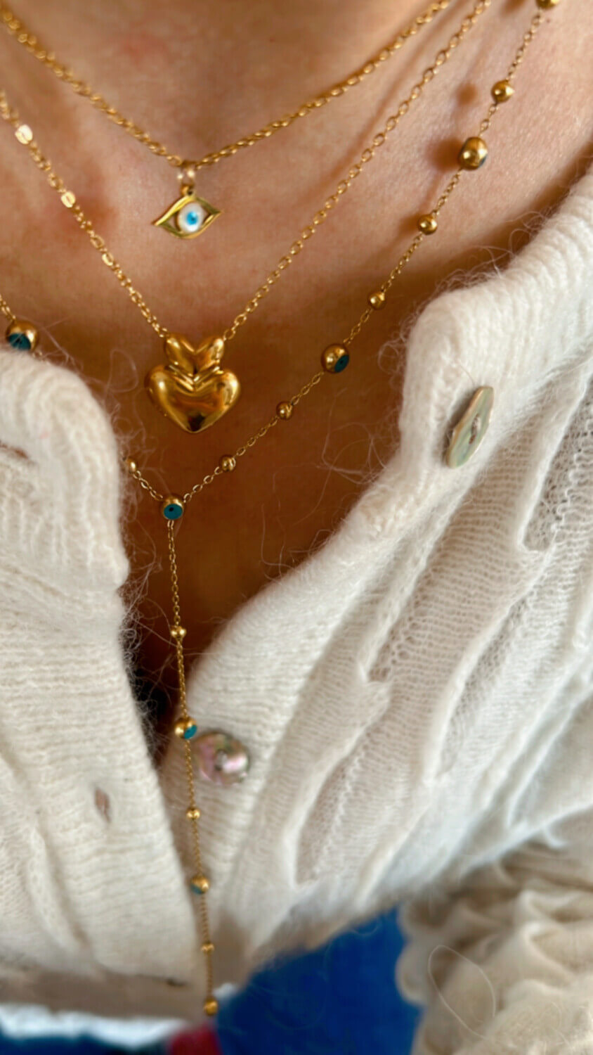 Gold Heart | stainless necklace - Image 2