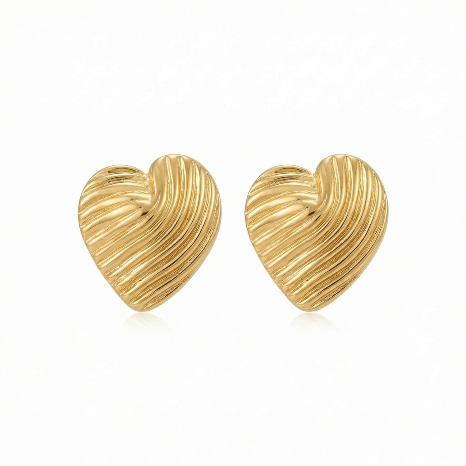 Big Gold Love | stainless earrings