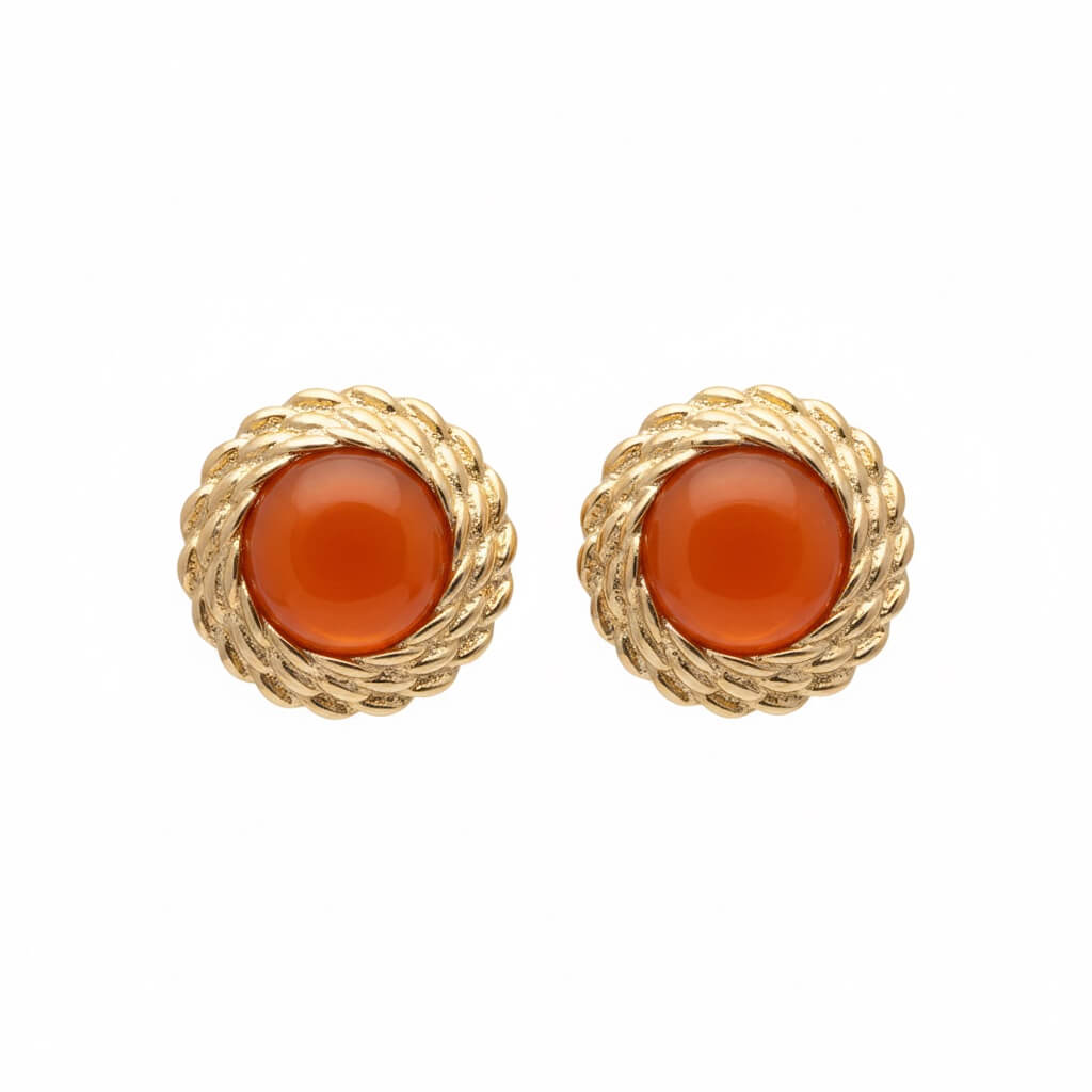 Orange Juice | stainless earrings