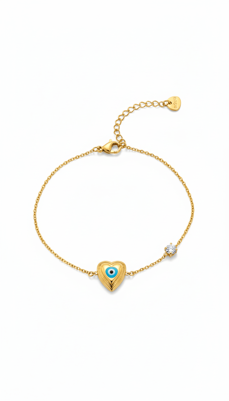 My elegant heart | stainless bracelet