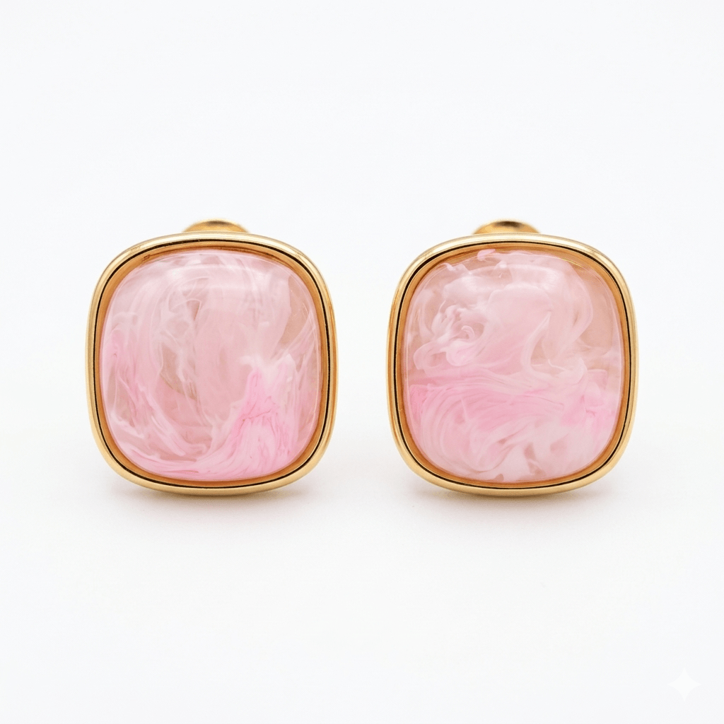 Baby Pink  | stainless earrings