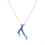 Coral Blue | stainless necklace