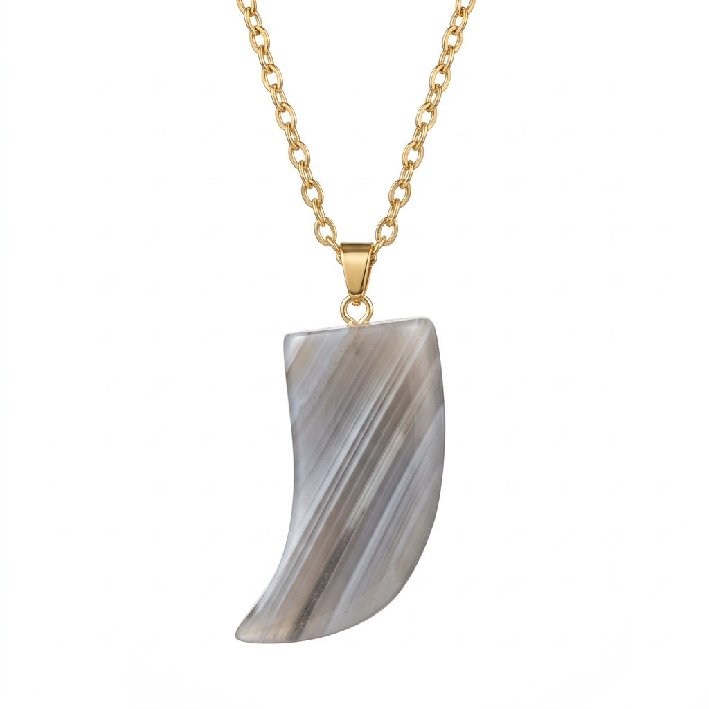 Keras Grey | stainless necklace