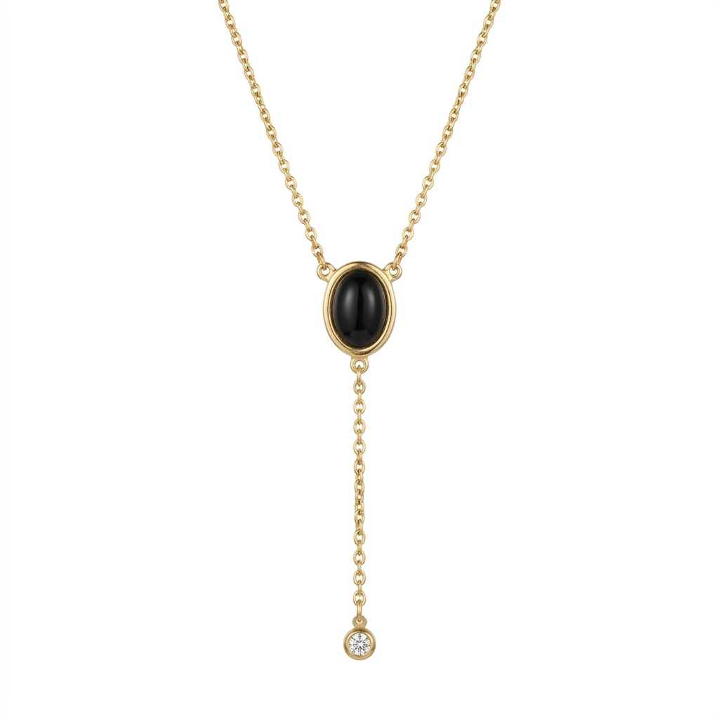 Feeling Black | stainless necklace
