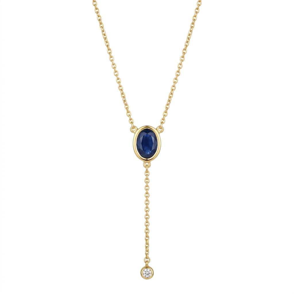 Feeling Blue | stainless necklace