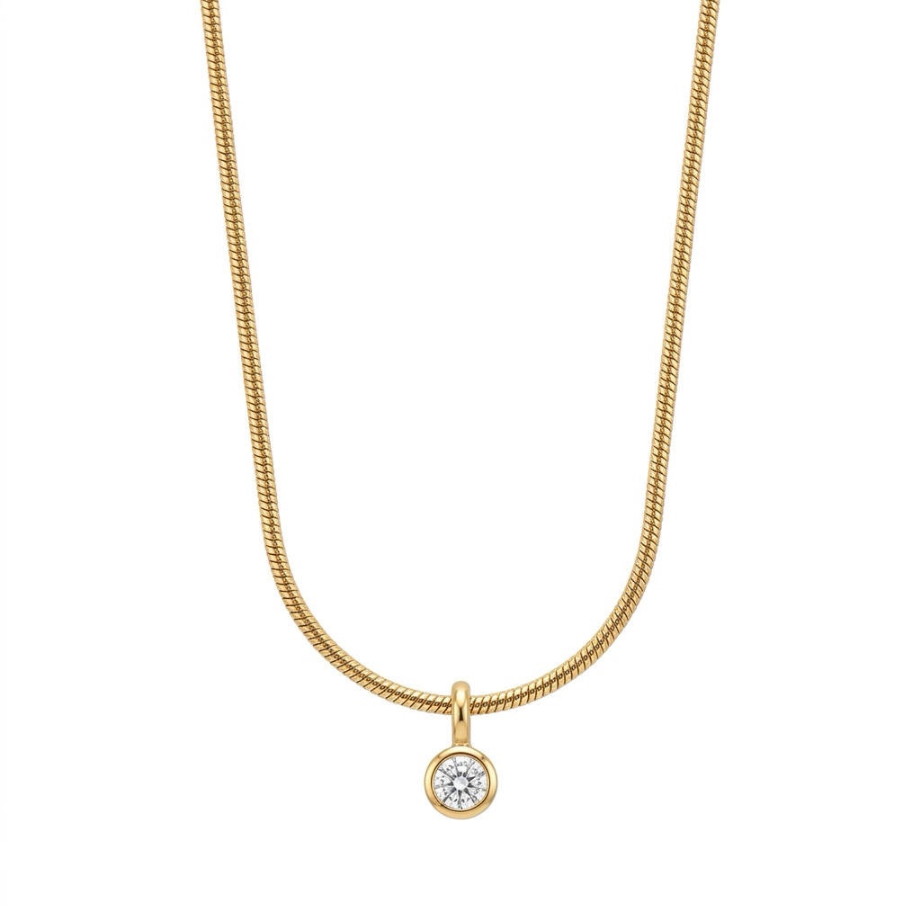 About Me | stainless necklace